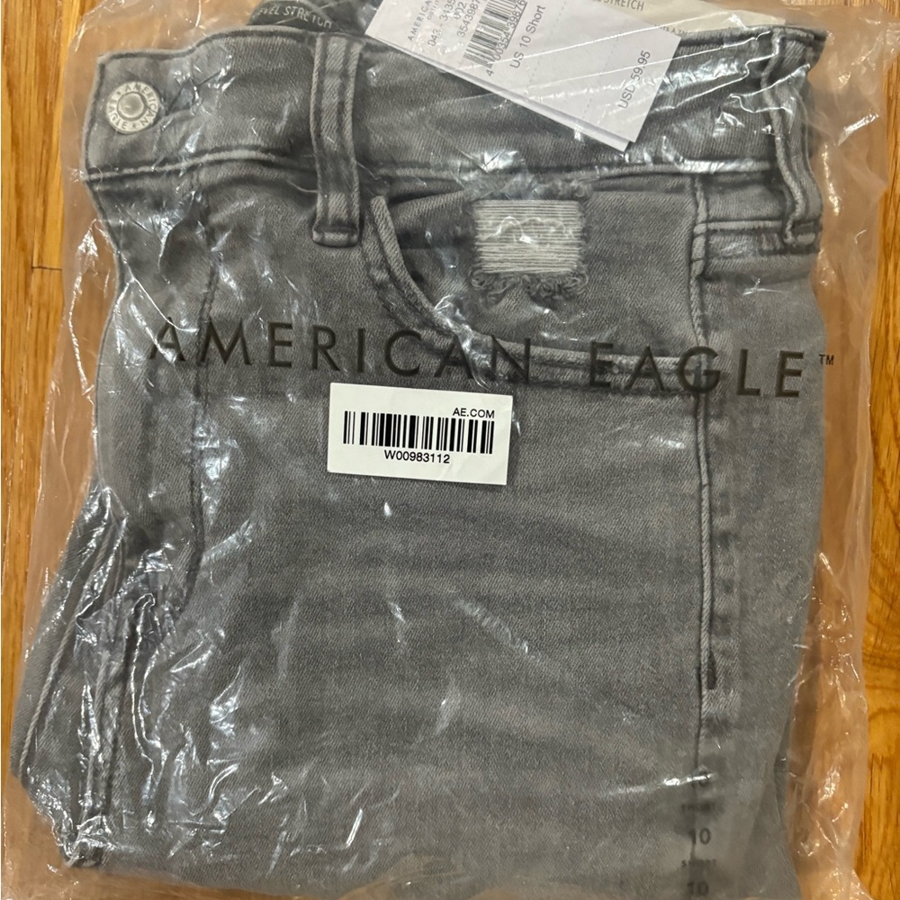 American Eagle Outfitters Charcoal Jeans 10 short